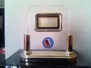 Vintage (Hockey Hall Of Fame) "LCD" Quartz Desk Clock