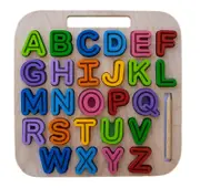 Kiddie Connect - Handcarry Uppercase ABC Trace Puzzle