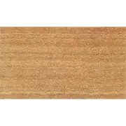 Solemate PVC Backed Coir Natural 40x70cm Slimline Outdoor Stylish Doormat