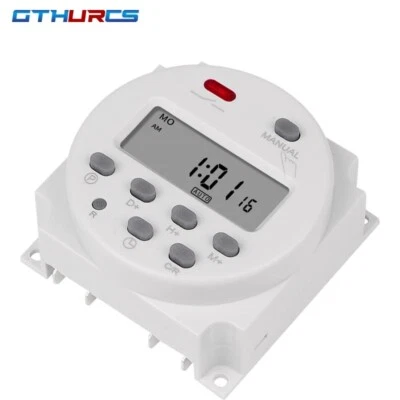 DC 12V Timer Switch Digital Programmable Control LCD-Time Relay Day/Week Kit