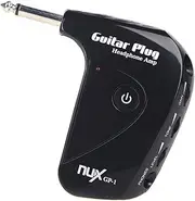 NUX GP-1 Electric Guitar Plug Mini Headphone Amp Built-in Distortion Effect Compact Portable