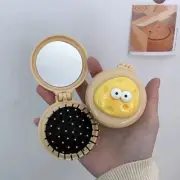Cartoon Cute Cheese Airbag Comb Portable Mini Massage Comb Barber Hair Accessory