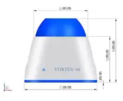 Mini Vortex Mixer Vortex Shaker Lab Salon Mixer 3000rpm 5W 4.5mm Touch Function