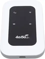 Mobile Hotspot, 4G 5G LTE USB Modem 300Mbps Unlocked 5G High Speed Hotspot with SIM Card Slot Portable Router for Travel Business Trip Work, Plug and Play Support 10 Devices