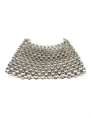 [NINA] Hallie Bag in Silver Metallic Bead