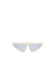 Geometric Frame Sunglasses 61 White