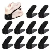 Adjustable Shoe Stacker Shoe Slots Organizer Shoe Slots Space Saver Double Deck