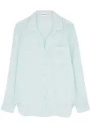 Bella Dahl Linen Shirt - Blue - XS XS