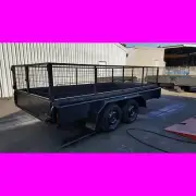 12x6 galvanised local made tandem box trailer with removable crate high spec