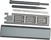 jojofuny Watch Screwdriver Set Precision Screwdriver Kit Mini Bits Storage for Electronics Cell Phones Laptops Digital Videos
