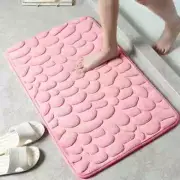 Memory Foam Embossed Velvet Carpet Home Bathroom Living Room Non-Slip Floor Mat