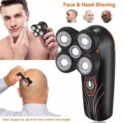 5 in 1 4D Rotary Electric Men Shaver Rechargeable Bald Head Beard Trimmer Razor