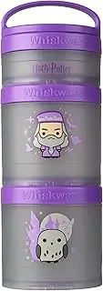 Whiskware Container Stackable Snack, 2 1/3 Cup, Dumbledore and Hedwig
