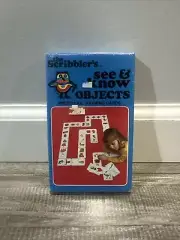 Vintage 80s The Scribbler's See & Know Objects Preschool Rhyming Cards Brand New