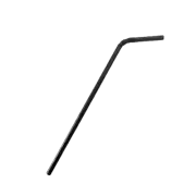 Paper Straw Flexi – Black (2500pcs/ctn)