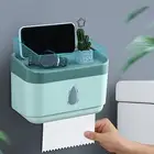 Towel Holder Waterproof Easy to Use Multipurpose Roll Paper Tissue Box Plastic