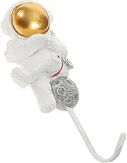 GARIOUANS Astronaut Shaped Wall Hook Self Adhesive Towel and Key Hanger Design No Damage to Walls Multipurpose Hook for Home Organization and Decor