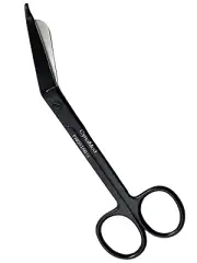 1 Lister Bandage Nurse Scissors - 5.5" Black Fluoride Coated Color