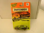 1993 MATCHBOX SUPERFAST #49 BLACK BMW 850-I NEW ON CARD