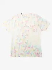 Quicksilver Mens Graphic T Shirt Short Sleeve Cosmic Cloud Tee Size Large