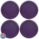 Replacement Lids for Pyrex 1-Cup Glass Food Storage Container Bowls, 4-Inch P