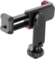360° Rotation Camera Phone Mount for Streaming Photography Universal Phone Tripod Holder with Cold Shoe Clip