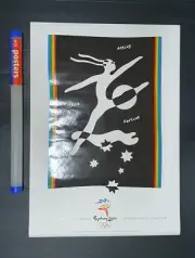 Poster Sydney 2000 Olympics created by Barrie Tucker - Orignal sealed in tube