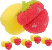 WRITWAA Cute Sponge Hair Rollers 12pcs Diy Hair Curlers Gentle Bangs Rollers Sleep-in Sponge Curling Iron Styling Tools