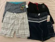 NWT Speedo / Back2Street Men's Size M Beach Volley Swim Drawstring Water Shorts