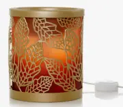 Yankee Candle LED Ombre Glass Autumn Centerpiece Melt Cup Warmer 3 6 9H TIMER