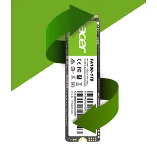 Acer FA100 256GB 512GB 1TB PCIe Gen3 M.2 SSD固態硬碟