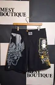 Ecko Unltd Mens Board Shorts Performance Rhino Blk Sz 30