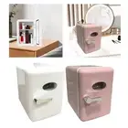 Skincare Fridge Cooler and Warmer 4L Mini Fridge for Cosmetic Drinks Bedroom