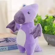 11.8 Inch Dinosaur Plush Pterosaur Toy, Soft Purple Plush Dinosaur Doll Plush Toy Suitable for Children, Girls, and Boys