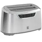 KENMORE Elite 4-Slice Long Slot Toaster Silver Stainless Steel with Auto-Lift.