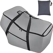 Infant Car Seat Travel Bag - Fits Infant Car Seats with Anti-Rebound Bar Base, Car Seat Airplane Bag for Chicco/Graco/Nuna/Cosco/Britax/Uppababy Baby Car Seat, Water Dirt Tear Resistant, Grey Upgrade,