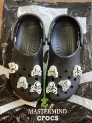 Crocs X Mastermind Classic Clog ~ Black/Wht ~ Size M9/W11 (GAR)