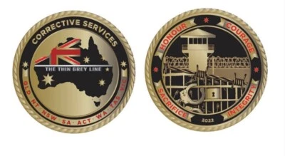 Australian Corrections/Corrective Services Challenge Coin