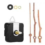 DIY Silent Quartz Movement Mechanism Wall Clock 20mm Hands Clock for 12 Inch Clock Replaced Parts,B Black