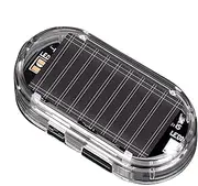 Solar Powered Car Alarm Light - LED Interior Safety Lamp | Simulated Alarm Anti-Theft LED Flashing Security Light for Interior Safety