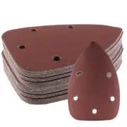 600 Grit Sandpaper Sheets 50 Pcs 5 Hole Hook and Loop for 140mm Sander