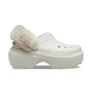 New CROCS Womens STOMP LINED CLOG 208546-160 STUCCO US W 5 - 9 TAKSE