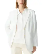 Theory Single Breasted Linen Blazer