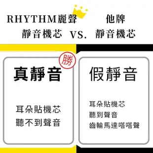 【RHYTHM 麗聲】經典造型實用貪睡功能鈴聲鬧鐘(玫瑰金)