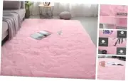 Shag Area Rugs for Bedroom Living Room,6X9 Ultra Soft Fluffy Area 6x9 Feet Pink