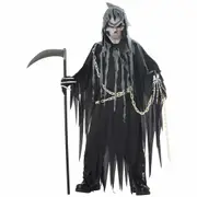 Mr Grim Reaper Glow In The Dark Evil Ghost Death Halloween Child Boys Costume