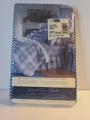Classic Traditions JC Penney Smooth Touch Percale 2 Standard Pillowcases Gingham
