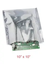 500 Pcs 10” X 10” Open Top Anti static Shielding Bags