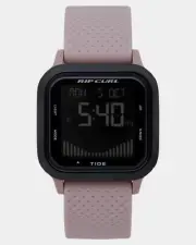 Rip Curl NEXT TIDE RUBBER SURF DIGITAL Waterproof WATCH New - A1139G Blush