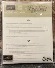 Stampin' Up Sizzix Frozen Treats Framelits Dies #142756